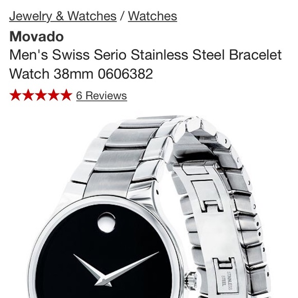 Men’s Swiss Serio Movado Watch